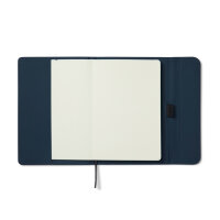 VINGA Baltimore GRS-zertifiziertes Papier & PU-Notizbuch Farbe: navy blau