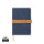 VINGA Bosler Notizbuch aus RCS recyceltem Canvas Farbe: navy blau