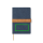 VINGA Bosler Notizbuch aus RCS recyceltem Canvas Farbe: navy blau